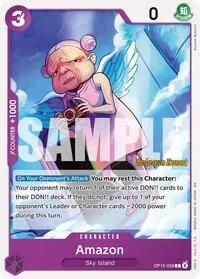 Amazon (Adventure on Kami's Island Release Event Cards) — One Piece Card Game Card Value