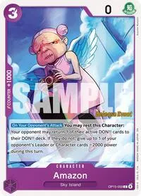 Amazon (Adventure on Kami's Island Release Event Cards)