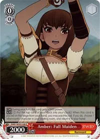 Amber Fall Maiden (RWBY) — Weiss Schwarz Card Value