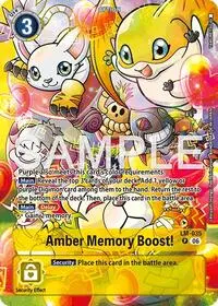 Amber Memory Boost Alternate Art (Starter Deck 23: Beatbreak)