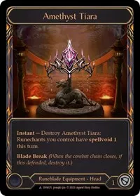 Amethyst Tiara Marvel (Dynasty) — Flesh & Blood TCG Card Value