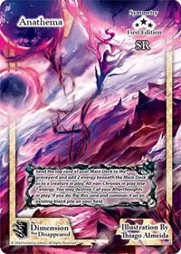 Anathema (The Dimension that Disappeared) — Exodus TCG Card Value