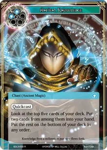 Ancient Knowledge (L1 Starter Deck - Malefic Ice)