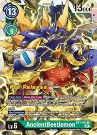 AncientBeetlemon (Next Adventure Pre-Release Cards)