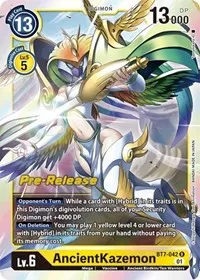 AncientKazemon (Next Adventure Pre-Release Cards) — Digimon Card Game Card Value