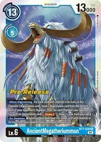 AncientMegatheriummon (Next Adventure Pre-Release Cards)