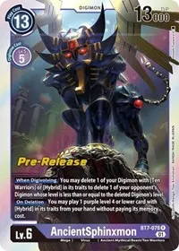 AncientSphinxmon (Next Adventure Pre-Release Cards)