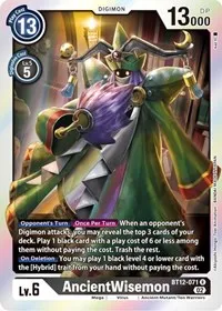 AncientWisemon (Across Time) — Digimon Card Game Card Value