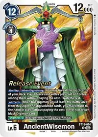 AncientWisemon (Release Special Booster 2.0 Celebration Event Cards) — Digimon Card Game Card Value
