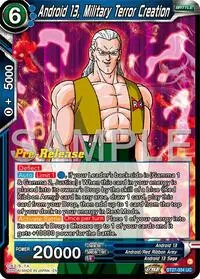 Android 13 Military Terror Creation (History of Z Pre-Release Cards)