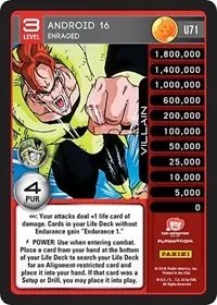 Android 16 Enraged (Panini: Perfection)