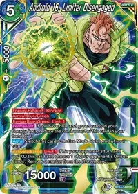 Android 16 Limiter Disengaged (Cross Spirits) — Dragon Ball Super CCG Card Value