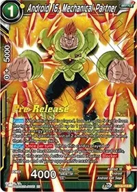 Android 16 Mechanical Partner (Supreme Rivalry Pre-Release Cards) — Dragon Ball Super CCG Card Value