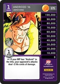 Android 16 Unmoving (Panini: Perfection)