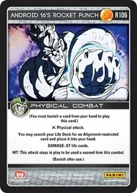 Android 16s Rocket Punch (Panini: Perfection)