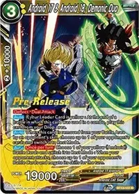 Android 17 and Android 18 Demonic Duo (Supreme Rivalry Pre-Release Cards)