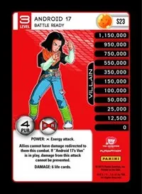 Android 17 Battle Ready Rainbow Parallel Foil (Panini: Evolution)