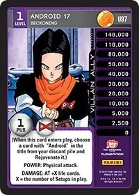 Android 17 Beckoning (Panini: Evolution) — Dragon Ball Z TCG Card Value