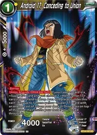 Android 17 Conceding to Union (Cross Spirits)