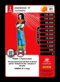 Android 17 Judgmental High Tech Foil (Panini: Evolution)
