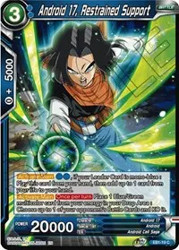 Android 17 Restrained Support (Battle Evolution Booster)