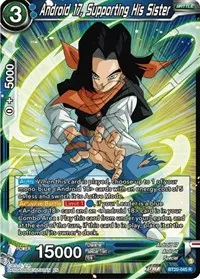 Android 17 Supporting His Sister (Power Absorbed)