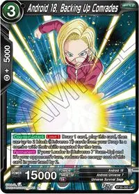 Android 18 Backing Up Comrades (Three Glorious Fighters)