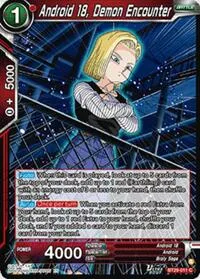 Android 18 Demon Encounter (Fearsome Rivals) — Dragon Ball Super CCG Card Value