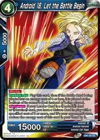 Android 18 Let the Battle Begin (Battle Evolution Booster)