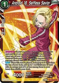 Android 18 Selfless Savior (Power Absorbed) — Dragon Ball Super CCG Card Value
