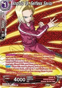 Android 18 Selfless Savior Silver Foil (Power Absorbed)