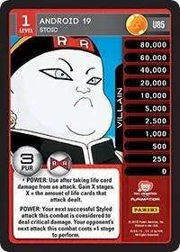 Android 19 Stoic (Panini: Evolution) — Dragon Ball Z TCG Card Value