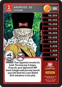 Android 20 Focused (Panini: Evolution) — Dragon Ball Z TCG Card Value