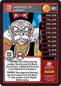 Android 20 Surprised (Panini: Evolution)