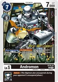 Andromon (Starter Deck 15: Dragon of Courage Pre-Release Cards)