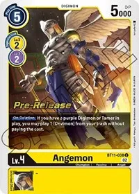 Angemon (Dimensional Phase Pre-Release Cards) — Digimon Card Game Card Value