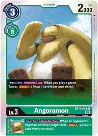 Angoramon (Xros Encounter) — Digimon Card Game Card Value
