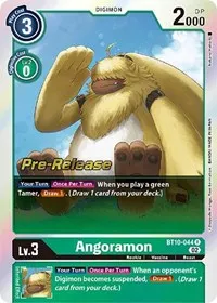 Angoramon (Xros Encounter Pre-Release Cards) — Digimon Card Game Card Value