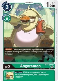 Angoramon (Versus Royal Knights) — Digimon Card Game Card Value