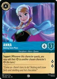 Anna Making Snow Plans (Whispers in the Well)