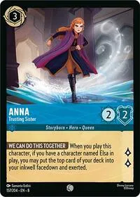 Anna Trusting Sister (Reign of Jafar) — Lorcana TCG Card Value