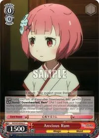 Anxious Ram (Re:ZERO Vol.2) — Weiss Schwarz Card Value