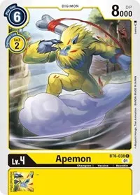 Apemon (Double Diamond)