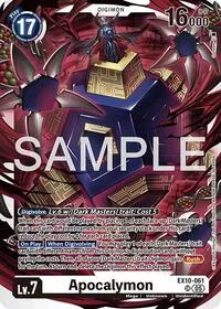Apocalymon (Sinister Order) — Digimon Card Game Card Value
