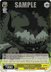 Appa Lost (Avatar: The Last Airbender) — Weiss Schwarz Card Value