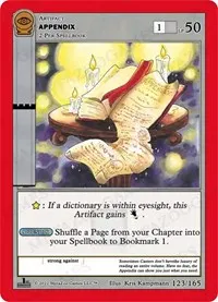Appendix (Seance: First Edition)