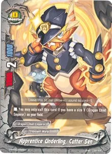 Apprentice Underling Cutter Sen (Roar! Invincible Dragon!!) — Future Card BuddyFight Card Value