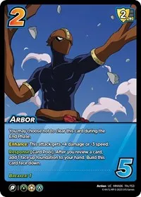 Arbor (UniVersus: My Hero Academia: Jet Burn) — UniVersus Card Value