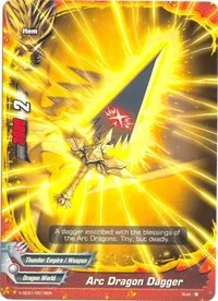 Arc Dragon Dagger (X-SD01: Demon Lord Dragon of Tempest) — Future Card BuddyFight Card Value