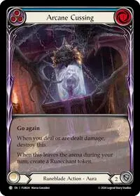 Arcane Cussing Blue (Blitz Deck: Rosetta - Florian)